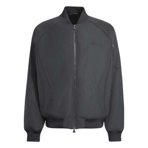 Adidas Mens Teamgeist Logo Zipped Bomber Jacket / Black